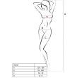 Passion - Bodystocking BS038 Nero Rete 
